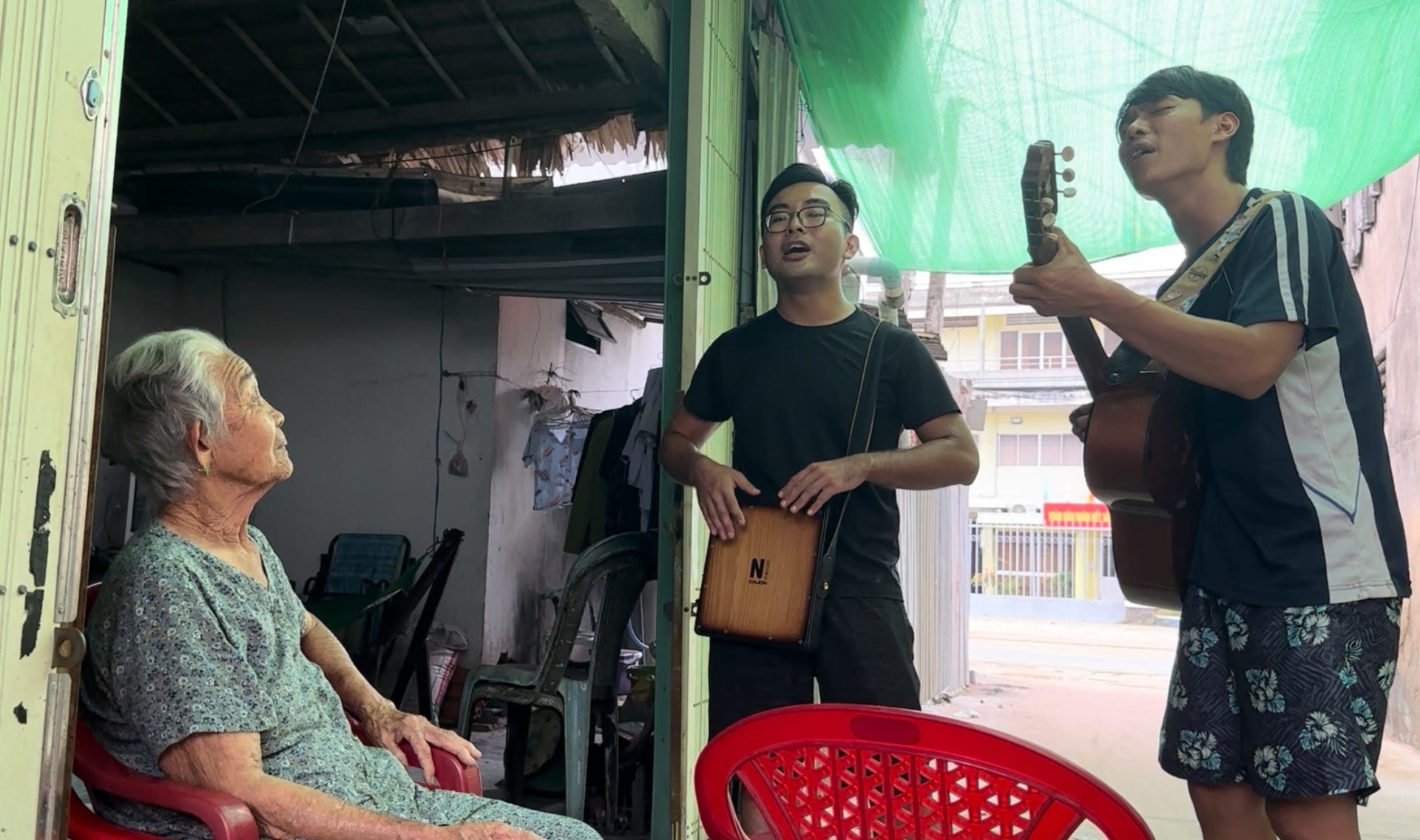 Biểu diễn du ca ở Trà Vinh